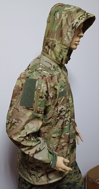 Тактична Куртка SEAM SoftShell Multicam, розмір 70 (SEAM-7089-70) - зображення 2