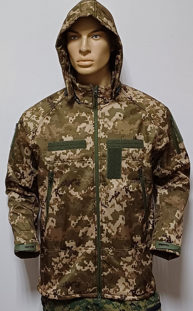 Тактична Куртка SEAM SoftShell PIXEL UA, розмір 62 (SEAM-PXL-7089-62) - зображення 1