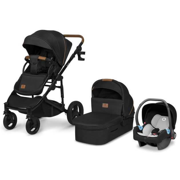 Универсальная коляска 3 в 1 Lionelo MARI TOUR BLACK ONYX - Фото 2 Универсальная коляска 3 в 1 Lionelo MARI TOUR BLACK ONYX - изображение 2