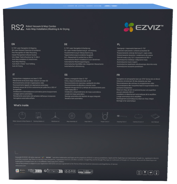 Робот-пилосос Ezviz RS2 (6941545618371) - зображення 15