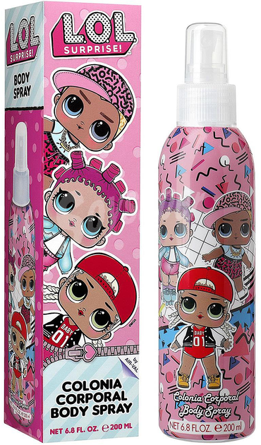 Perfumowany spray dla dzieci Cartoon Lol Surprise 200 ml (8411114085210) - obraz 1