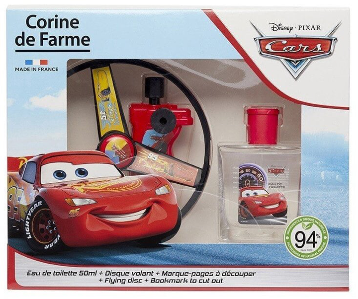 Дитячий набір Corine De Farme Disney Cars Туалетна вода 50 мл + Аксесуар (3468080965249) - зображення 1