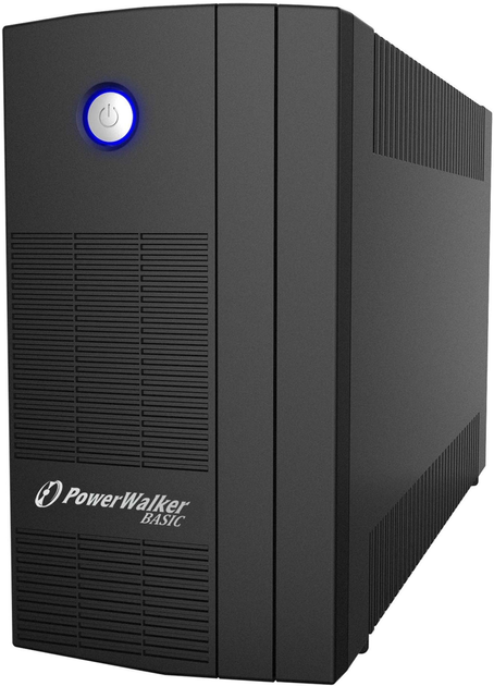 UPS PowerWalker Basic VI SB 1000VA (600W) Black (VI 1000 SB FR) - obraz 1