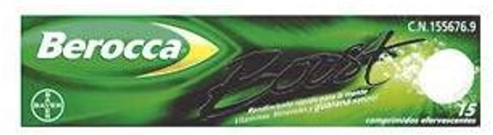 Suplement diety Berocca Boost Guaraná 15 Tablets (8470001556769) - obraz 1