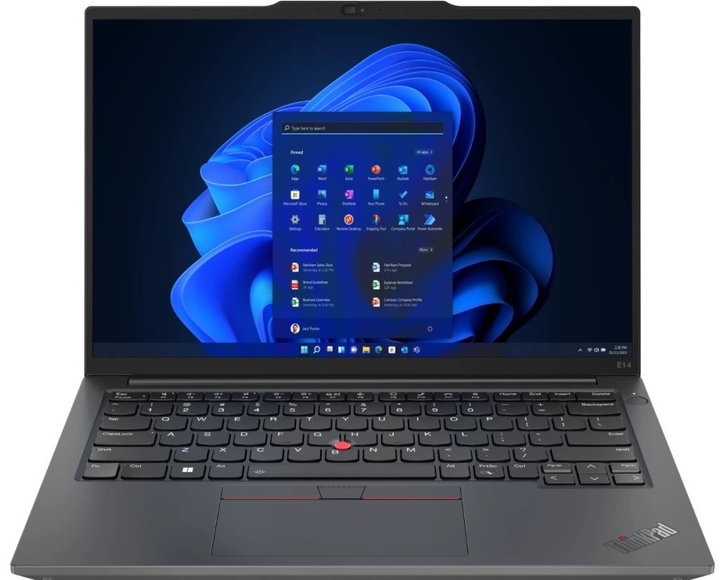 Laptop Lenovo ThinkPad E14 Gen 5 (21JR0007PB) Graphite Black - obraz 1