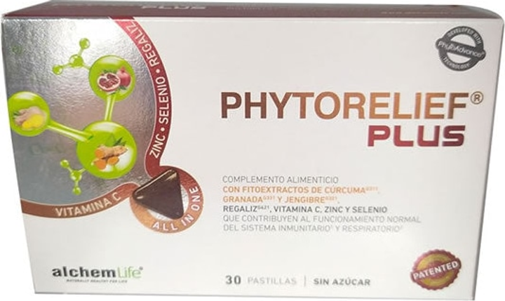 Suplement diety Alchemlife Phytorelief Plus Vitamin C 30 Tablets (7640178391079) - obraz 1