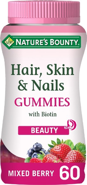 Kompleks witamin i minerałów Nature's Bounty Beautiful Skin 60 Gummies (74312008160) - obraz 1