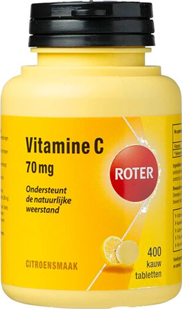 Suplement diety Roter Vitamin C 400 Tablets 70mg (8713304941802) - obraz 1