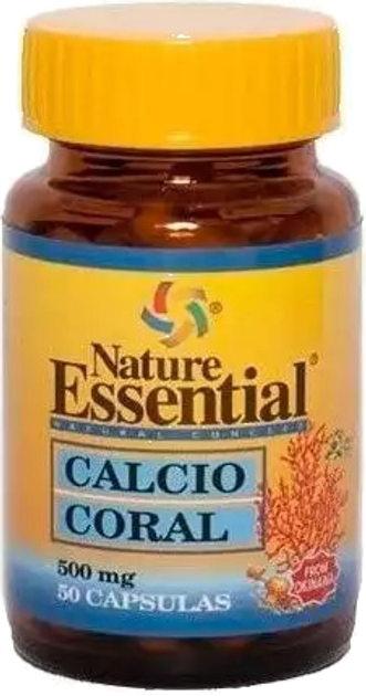Добавка мінеральна біологічно активна Nature Essential Корал Кальцій 500 мг (8435041332421) - зображення 1