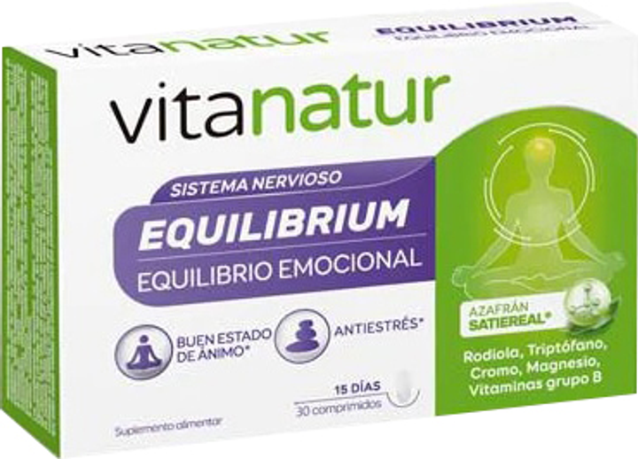 Kompleks witamin i minerałów Diafarm Vitanatur Balance 30 Tablets (8424657742410) - obraz 1