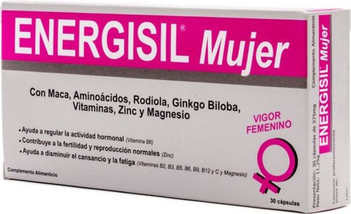 Комплекс вітамінів та мінералів Energisil Mujer 30 капсул (8436017722192) - зображення 1