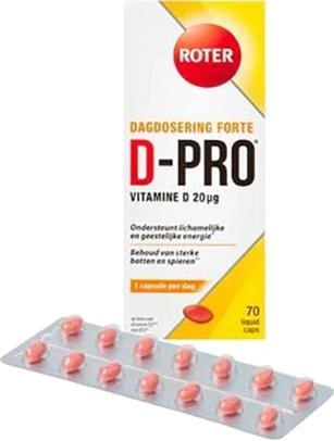 Suplement diety Roter D Pro 70 Capsules (98713304948313) - obraz 1