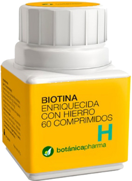 Kompleks minerałów Botanicanutrients Biotin with Iron 60Comp (8435045204007) - obraz 1