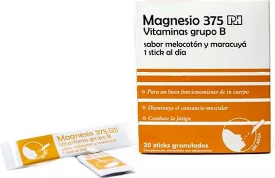 Kompleks witamin i minerałów Ph Magnesium 375 Vitamin Group B 20 Sticks (8470001910004) - obraz 1