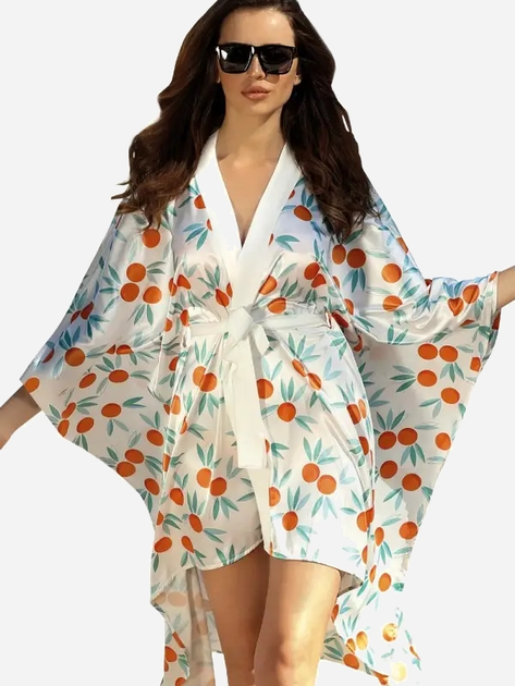 Szlafrok kimono DKaren Dk-Pp Pattern No. 19 S Wielobarwny (5903251431430) - obraz 1