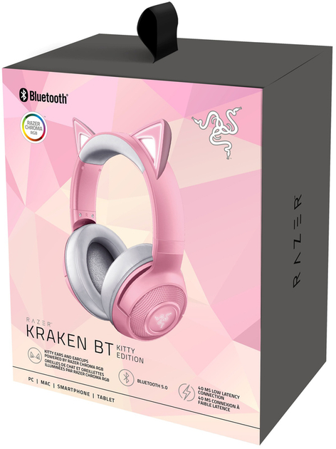 Наушники RAZER Kraken BT Kitty Edition, Quartz Pink (RZ04-03520100