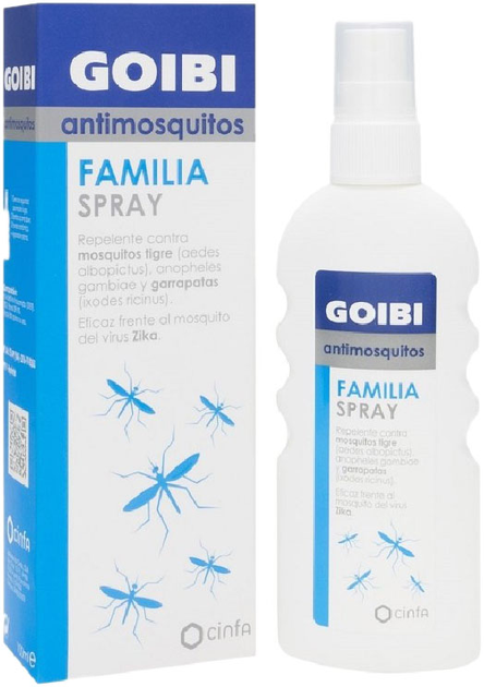 Rozpylać od komarów Goibi Insect Repellent Family Spray 100 ml (8470003719971) - obraz 1