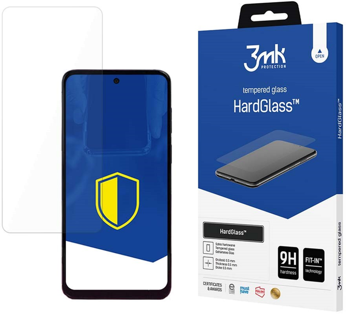 Szkło hartowane 3MK HardGlass dla Motorola Moto G53 (5903108521376) - obraz 1
