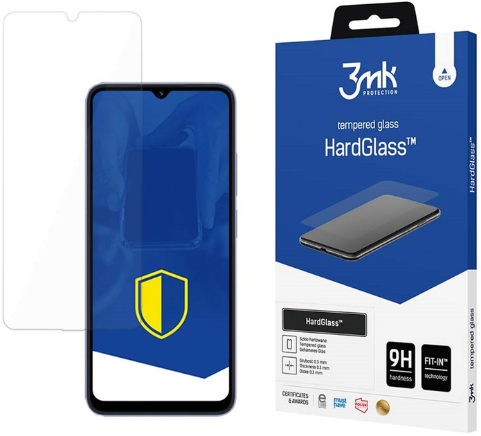 Захисне скло 3MK HardGlass для Xiaomi Redmi 12C (5903108521406) - зображення 1