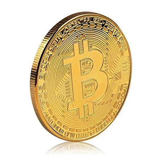 монета BTC Биткоин Bitcoin в капсуле gold - Фото 4 монета BTC Биткоин Bitcoin в капсуле gold - изображение 4