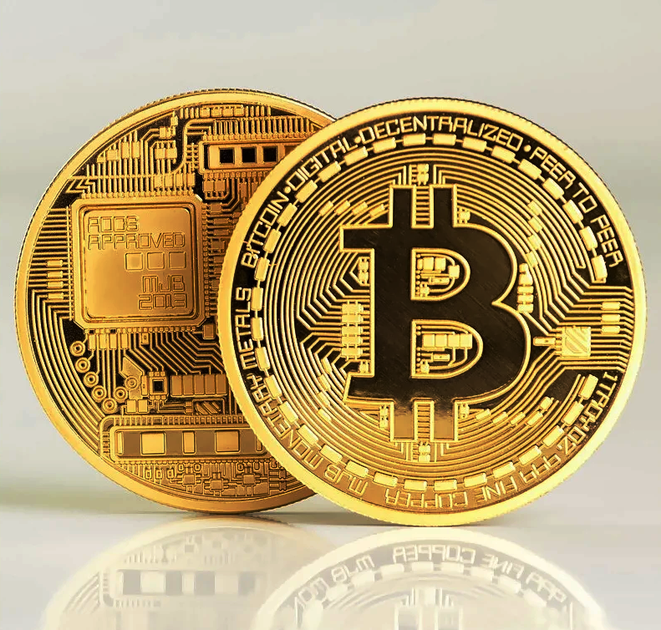монета BTC Биткоин Bitcoin в капсуле gold - Фото 7 монета BTC Биткоин Bitcoin в капсуле gold - изображение 7