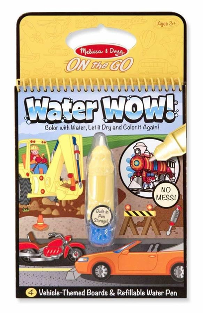 Волшебная водная раскраска Кристал Бук Машинки, 8 страниц (F00024617)