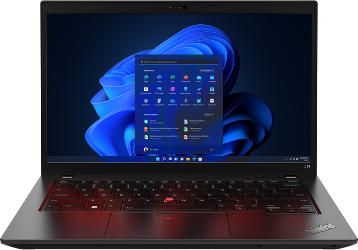Laptop Lenovo ThinkPad L14 Gen 4 (21H5001NPB) Thunder Black - obraz 1