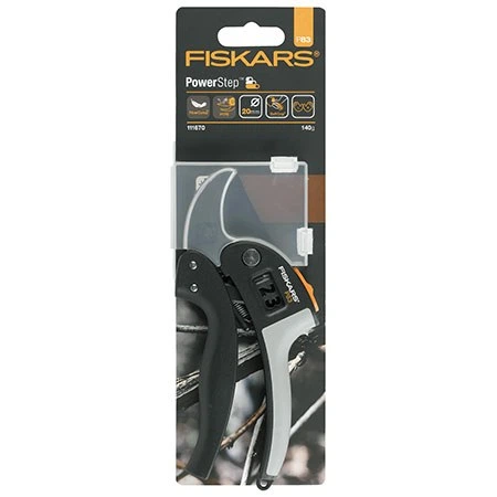 Секатор Fiskars PowerStep Р83 с храповым механизмом (1000575) - Фото 2 Секатор Fiskars PowerStep Р83 с храповым механизмом (1000575) - изображение 2