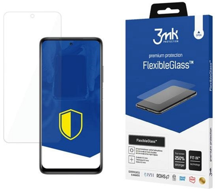 Szkło hybrydowe 3MK FlexibleGlass do Xiaomi Mi 10T Lite 5G (5903108318280) - obraz 1