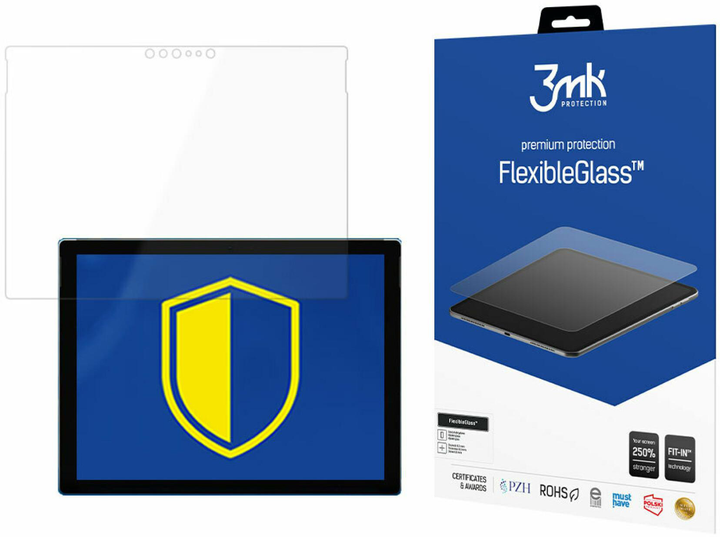 Szkło hybrydowe 3MK FlexibleGlass do Microsoft Surface Pro 4 (5901571182087) - obraz 1