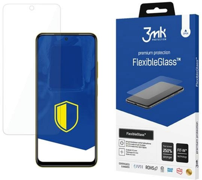 Szkło hybrydowe 3MK FlexibleGlass do Poco X4 Pro 5G (5903108465687) - obraz 1