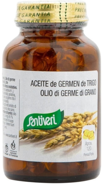 Жирні кислоти Santiveri Wheat Germ Oil 120 перлин (8412170017122) - зображення 1