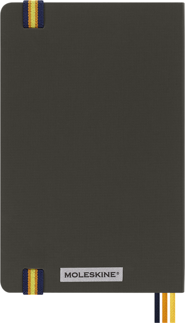 Блокнот Moleskine Limited x K-Way средний 13х21 см нелинованный Зеленый Нейлон (8056598856118) - Фото 6 Блокнот Moleskine Limited x K-Way средний 13х21 см нелинованный Зеленый Нейлон (8056598856118) - изображение 6