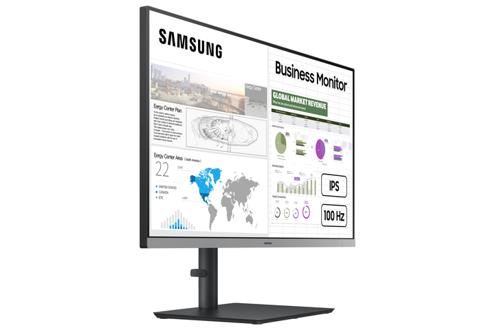 Монитор 24" Samsung Professional LS24C430 (LS24C430GAIXCI) FullHD IPS / 100Hz / SMART Eco Saving / USB Hub / Pivot - изображение 4