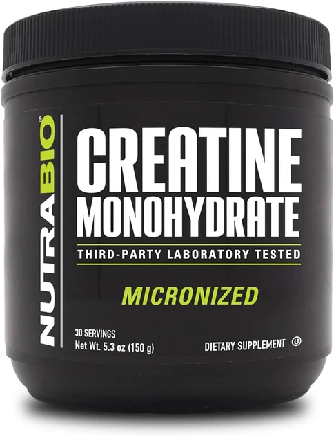 Креатин моногидрат Nutra Bio Creatine Monohydrate 150g - Фото 1 Креатин моногидрат Nutra Bio Creatine Monohydrate 150g - изображение 1