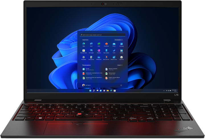 Ноутбук Lenovo ThinkPad L15 Gen 4 (21H7001NPB) Thunder Black - зображення 1