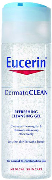 Żel do mycia twarzy Eucerin Dermatoclean Refreshing Cleansing 200 ml (4005808583348) - obraz 1
