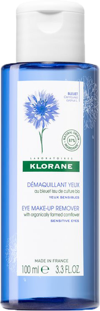 Засіб для вмивання Klorane Loción Floral Desmaquillante Al Aciano Calmante 100 мл (3282770204209) - зображення 1