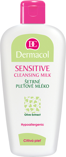 Mleko do mycia twarzy Dermacol Sensitive Cleansing Milk 200 ml (8590031102740) - obraz 1