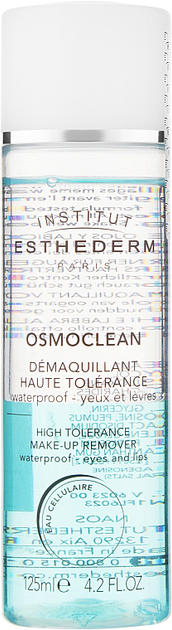 Płyn do mycia twarzy Institut Esthederm Osmoclean High Tolerance Make Up Remover Waterproof Eyes An Lips 125 ml (3461020013192) - obraz 1