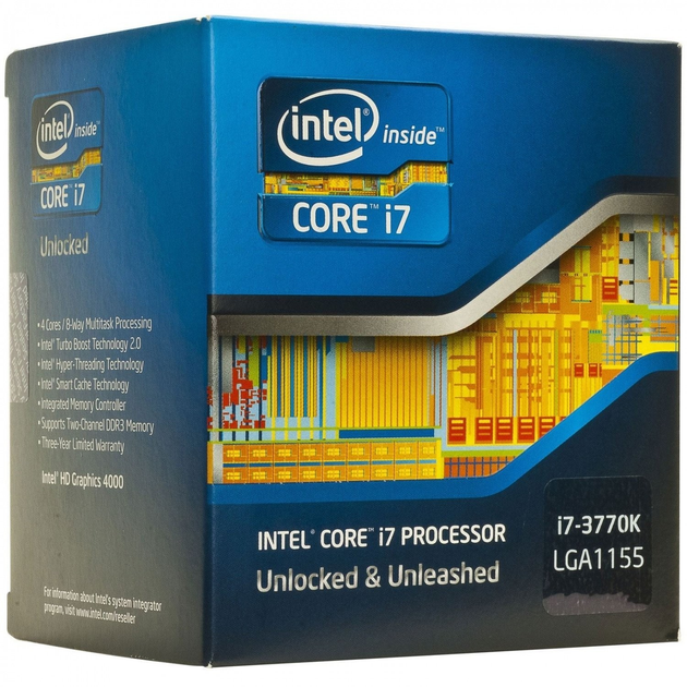 Процессор Intel Core i7-3770K 3.50GHz/8M/5GT/s (BX80637I73770K) s1155, OPEN BOX - изображение 1