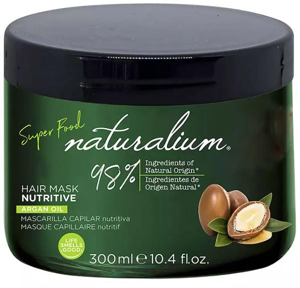 Maska do włosów Naturalium Super Food Argan Oil Nutritive Hair Mask 300 ml (8435283612275) - obraz 1