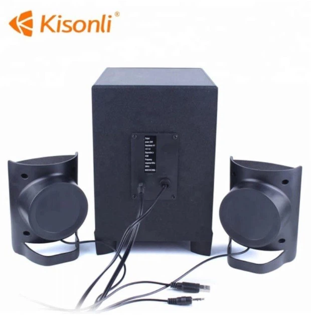 Комп'ютерні стовпчики 2.1 Kisonli TM6000U, Bluetooth, AUX, 5W+2x3W - зображення 6