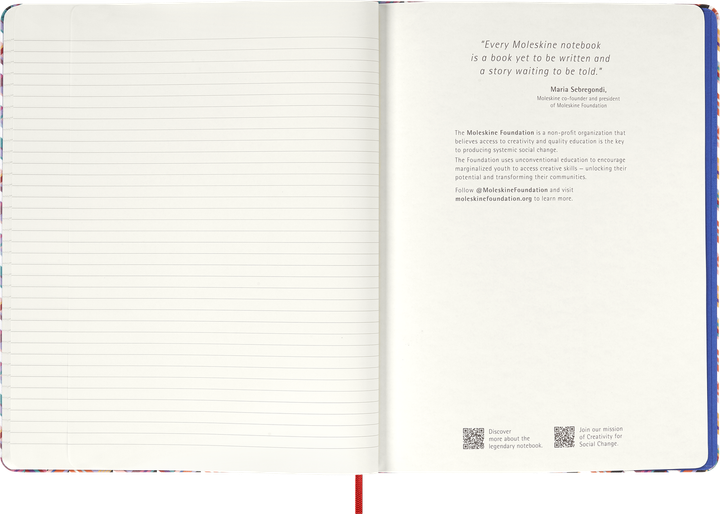 Блокнот Moleskine Limited Missoni Великий 19х25 см в лінію Канва (8051575589737) - зображення 3