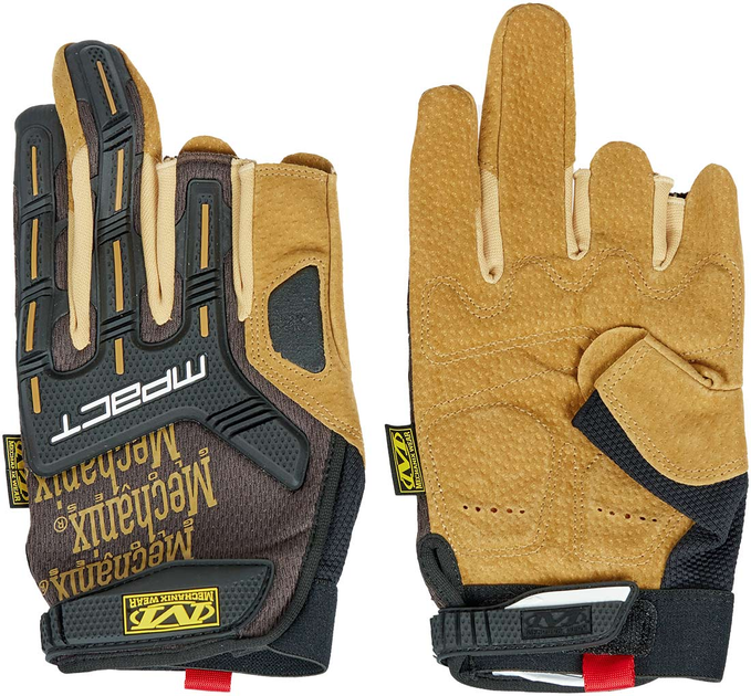 Рукавички Mechanix M-Pact Framer Leather XXL к:brown (162914) 754.00.19 - изображение 1