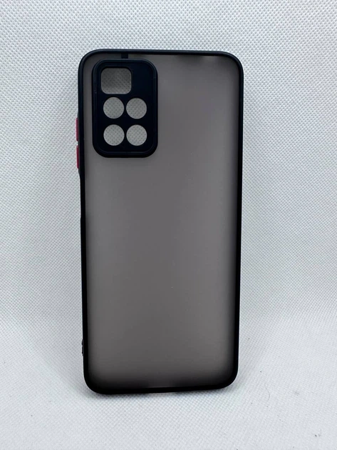 Чехол Sport Matt для Xiaomi Redmi 10 Черный - изображение 3