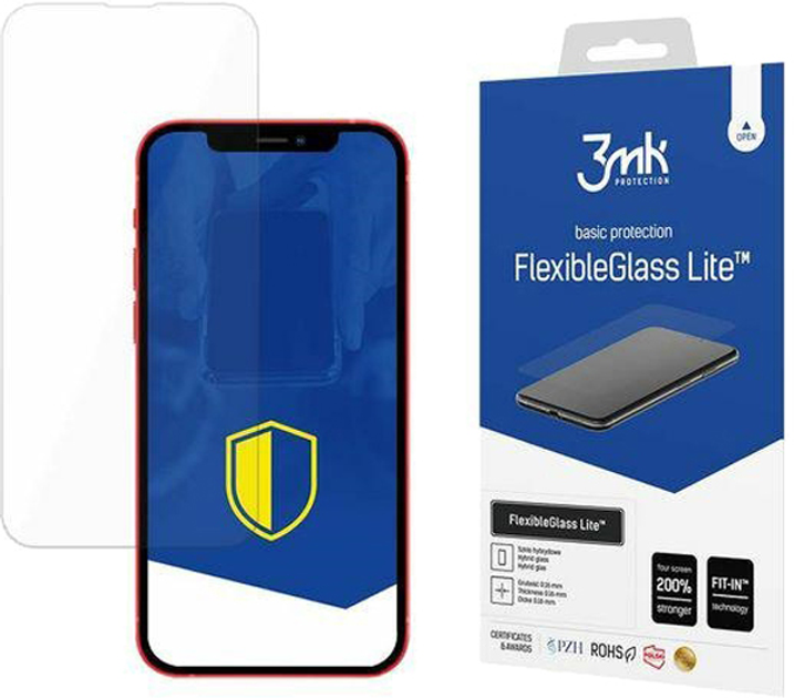 Захисне скло 3MK FlexibleGlass Lite для Apple iPhone 13/13 Pro (5903108435239) - зображення 1