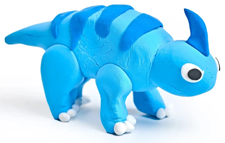 Zestaw masy plastycznej BERGER Kids Clay DINOZAURY 18 pojemniczkow 270 g (8596165040323) - obraz 9