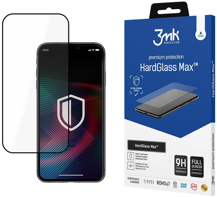 Захисне скло 3MK HardGlass для Apple Phone 14 Pro (5903108488938) - зображення 1