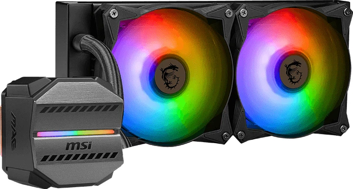 Chłodzenie wodne MSI MAG CoreLiquid M240 ARGB Black (306-7ZW4R14-813) - Zdjęcie 3 Chłodzenie wodne MSI MAG CoreLiquid M240 ARGB Black (306-7ZW4R14-813) - obraz 3